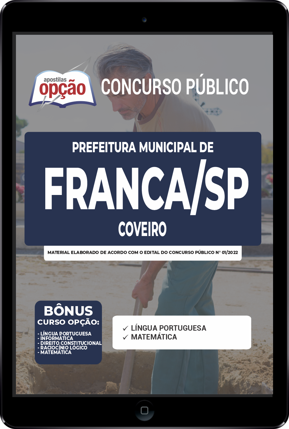 Apostila Prefeitura de Franca - SP PDF - Coveiro 2022