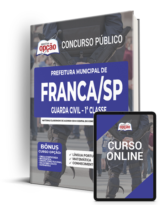 Apostila Prefeitura de Franca - SP 2022 - Guarda Civil