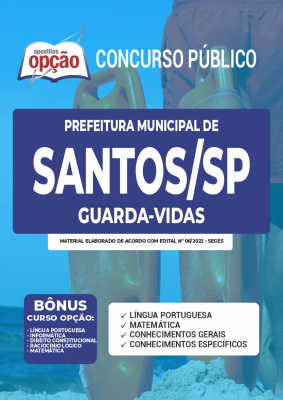 Apostila Prefeitura de Santos - SP - Guarda-Vidas