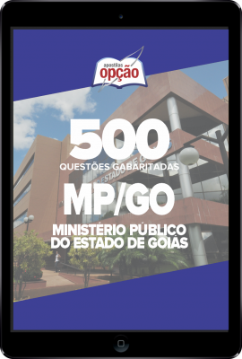Caderno MP-GO - 500 Questões Gabaritadas em PDF