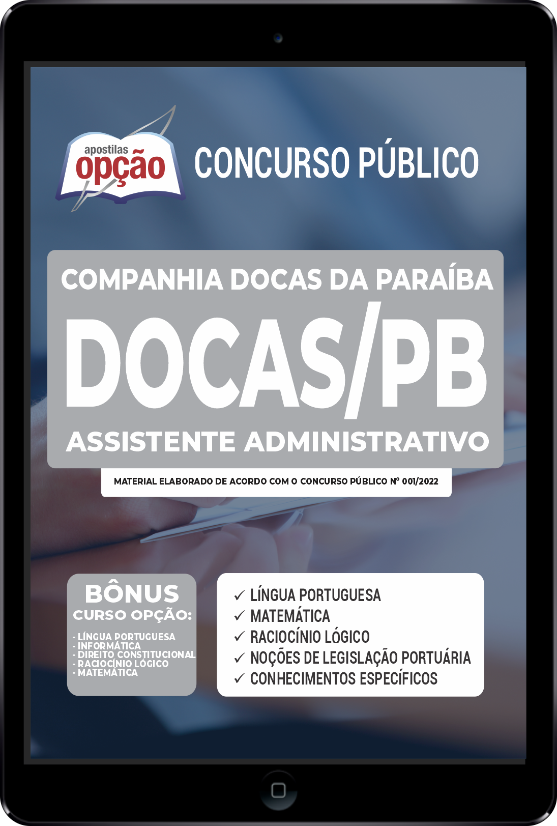 Apostila DOCAS-PB PDF - Assistente Administrativo 2022