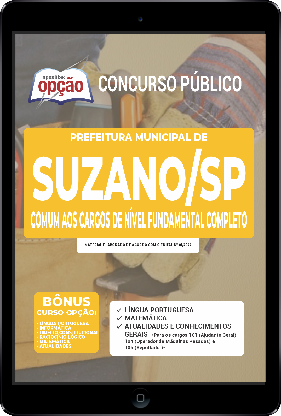 Apostila Prefeitura de Suzano - SP PDF - Comum Fundamental 2022
