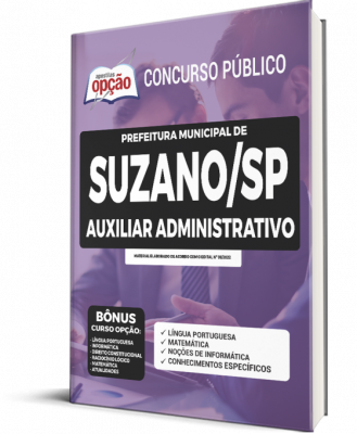 Apostila Prefeitura de Suzano - SP - Auxiliar Administrativo