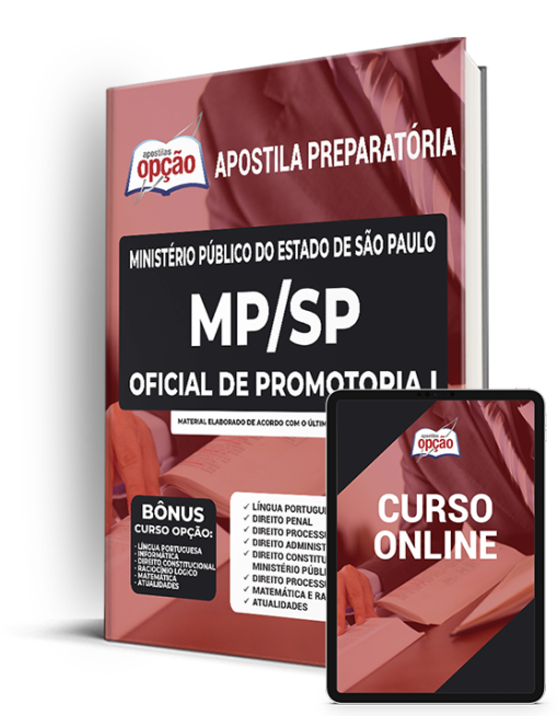 Apostila MP-SP 2022 Oficial de Promotoria I