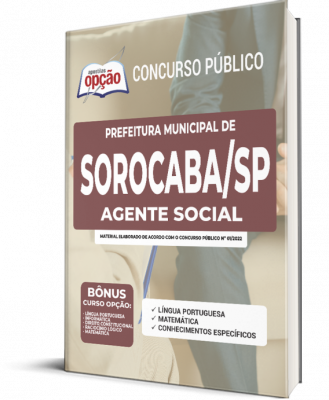 Apostila Prefeitura de Sorocaba - SP - Agente Social