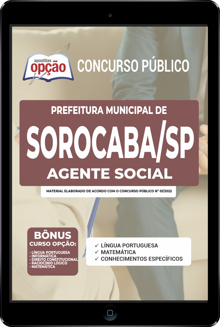 Apostila Prefeitura  Sorocaba SP PDF - Agente Social 2022