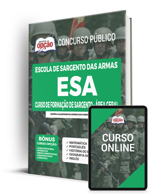 Apostila ESA 2022 - Curso de Formação de Sargento - Área Geral