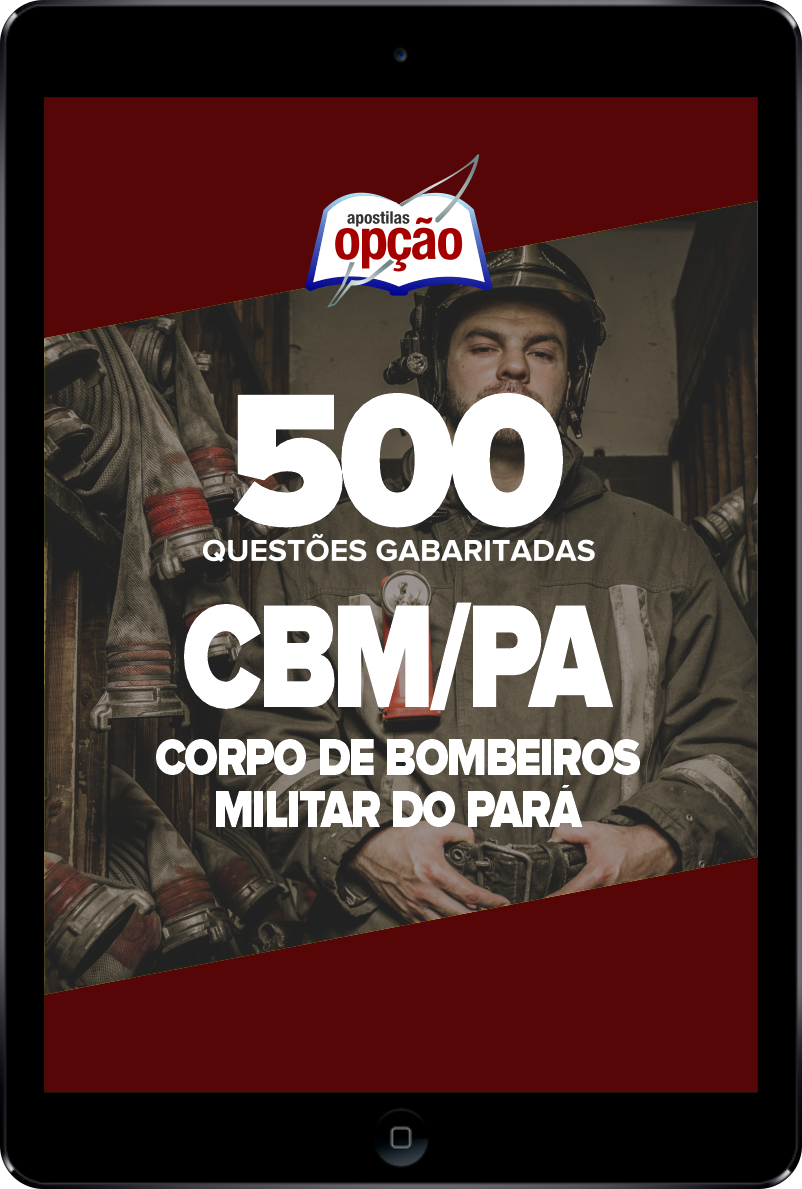 Caderno CBM-PA - 500 Questões Gabaritadas em PDF