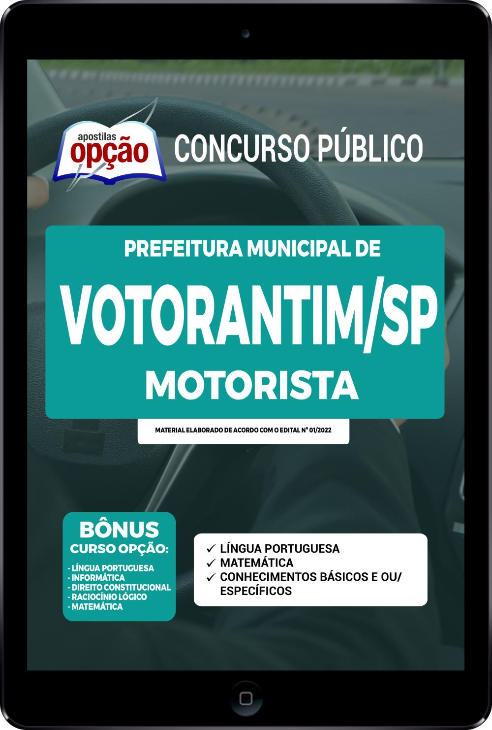 Apostila Prefeitura de Votorantim - SP PDF - Motorista 2022