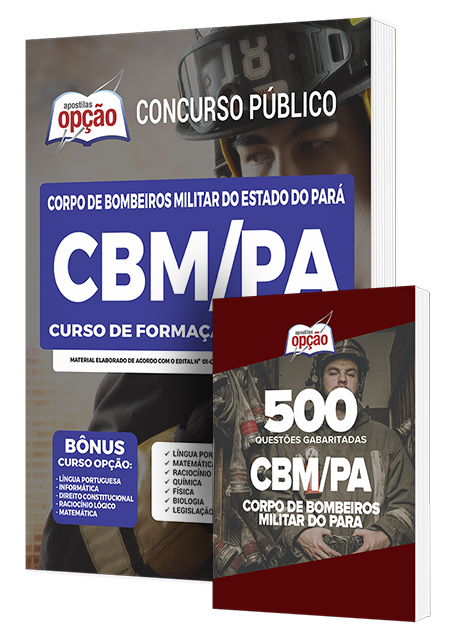 Combo Impresso CBM-PA - Curso de Formação de Praças