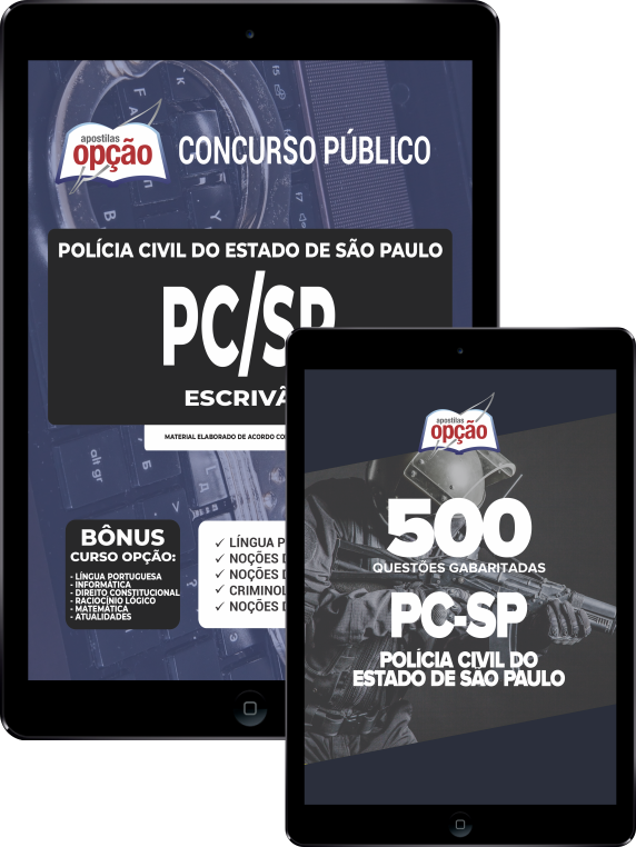 Combo PC-SP Escrivão de Polícia