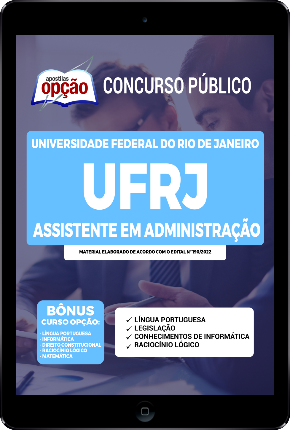 Apostila UFRJ PDF - Assistente em Administração 2022