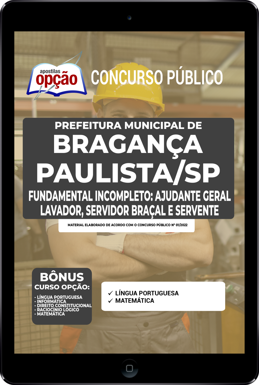 Apostila Prefeitura de Bragança Paulista SP PDF Fundamental Inc 2022