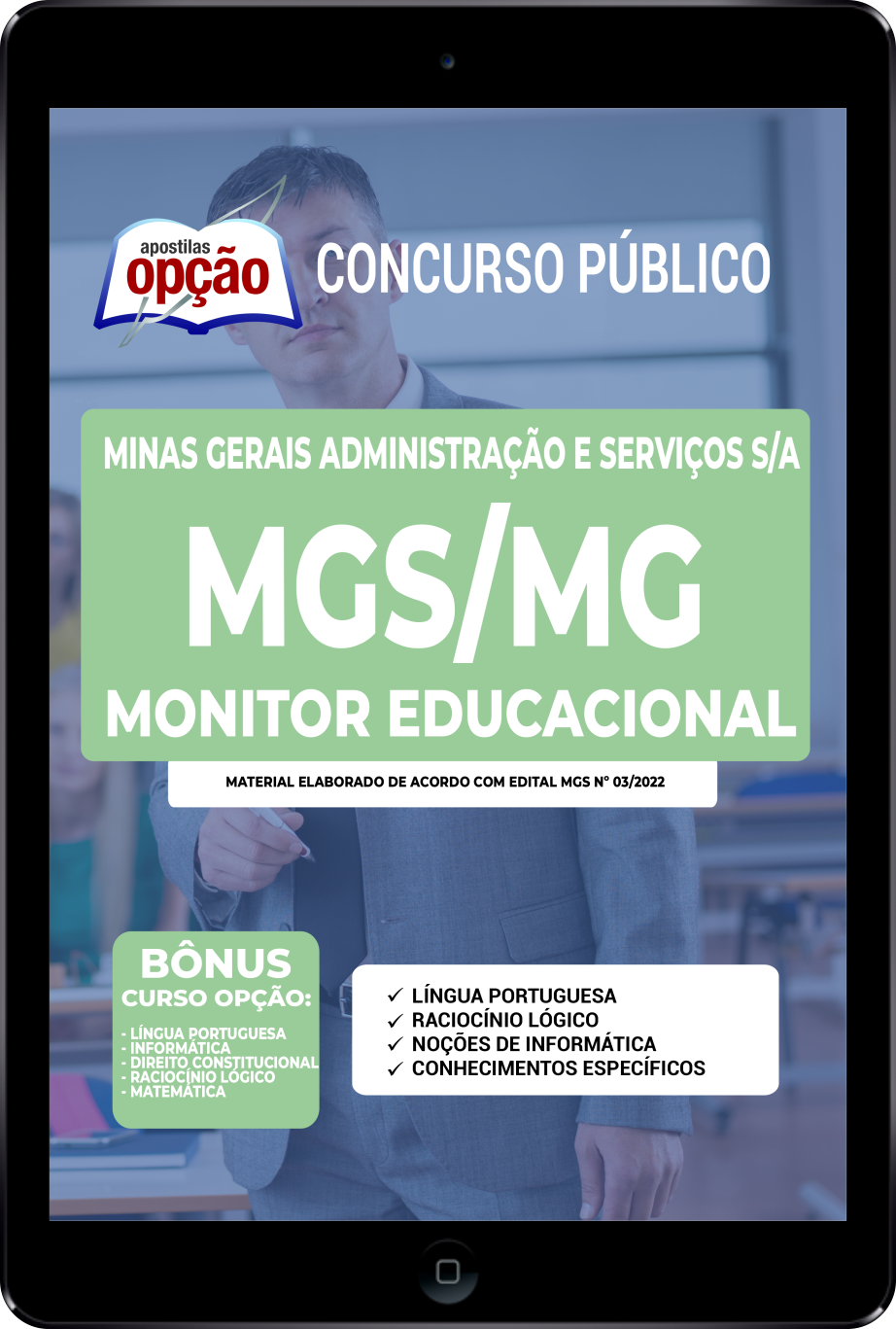 Apostila MGS-MG PDF - Monitor Educacional 2022