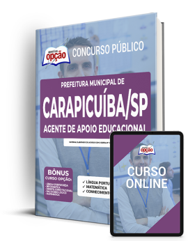 Apostila Prefeitura  Carapicuíba SP 2022 - Agente de Apoio Educacional