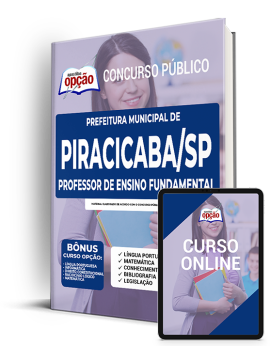 Apostila Prefeitura  Piracicaba SP 2022 Professor Ens Fundamental