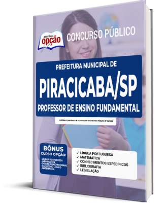 Apostila Prefeitura de Piracicaba - SP - Professor de Ensino Fundamental