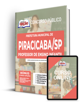 Apostila Prefeitura  Piracicaba SP 2022 Professor de Educação Infantil