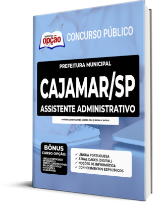 Apostila Prefeitura de Cajamar - SP - Assistente Administrativo