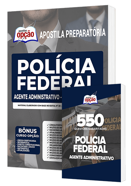 Combo Impresso Polícia Federal (PF) - Agente Administrativo