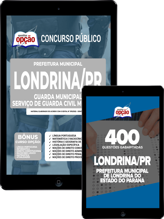 Combo Prefeitura de Londrina - PR - Guarda Municipal