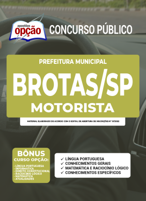 Apostila Prefeitura de Brotas - SP - Motorista