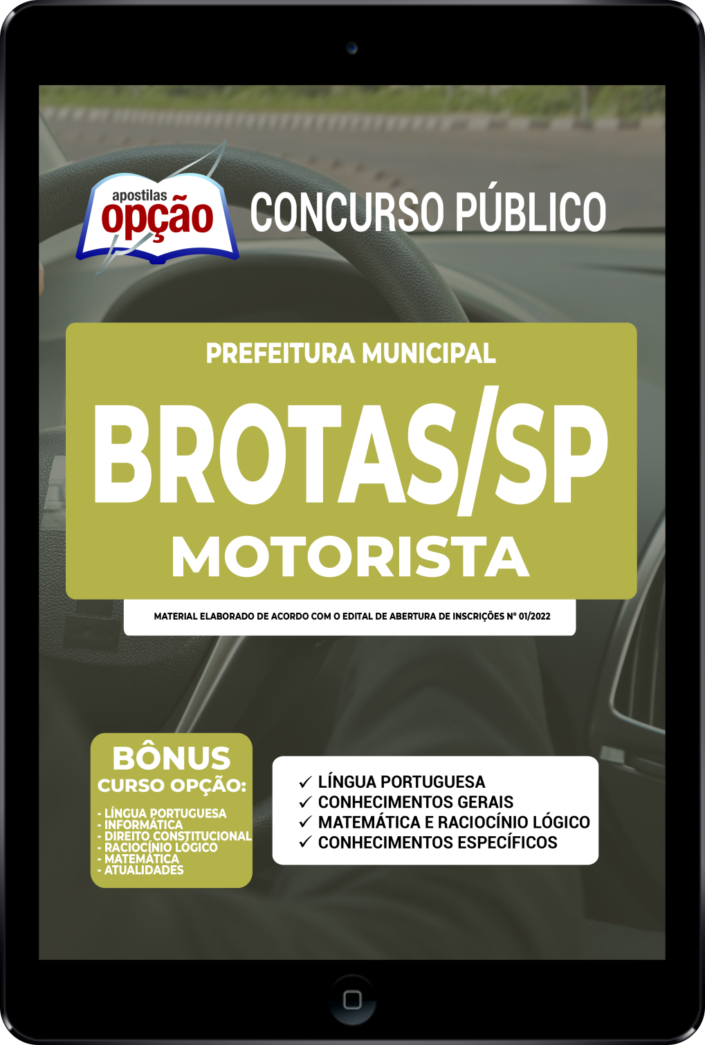 Apostila Prefeitura de Brotas - SP PDF - Motorista 2022