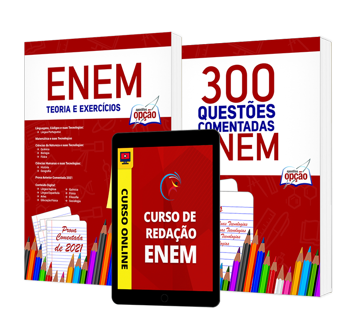 Combo Impresso ENEM + Curso de Redação