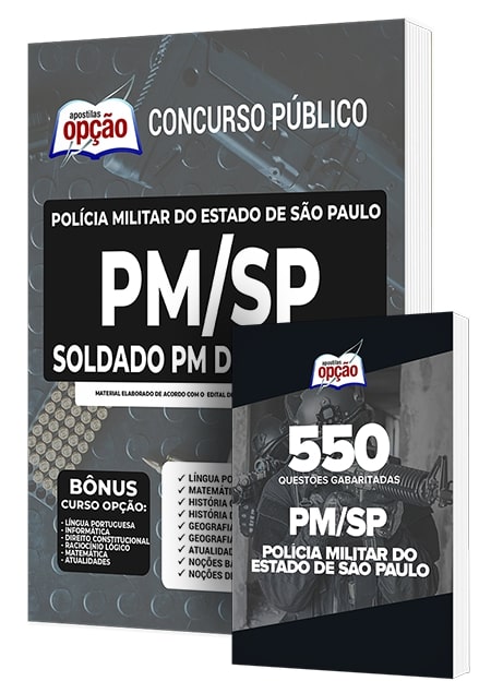 Combo Impresso PM-SP - Soldado