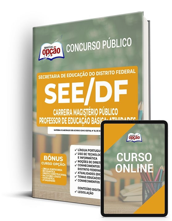 Apostila SEDF 2022 Professor de Educação Básica: Atividades