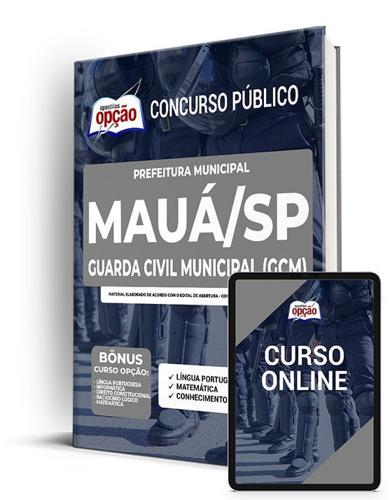 Apostila Prefeitura de Mauá - SP 2022 - Guarda Civil Municipal (GCM)