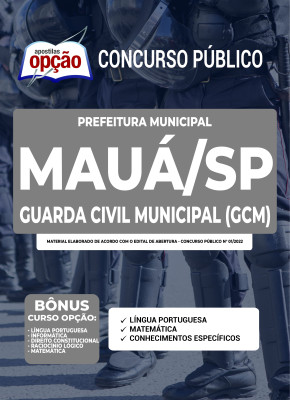 Apostila Prefeitura de Mauá - SP - Guarda Civil Municipal (GCM)