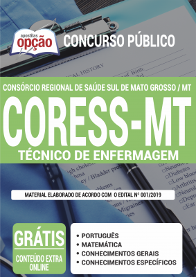 Apostila Concurso CORESS MT  - TÉCNICO DE ENFERMAGEM