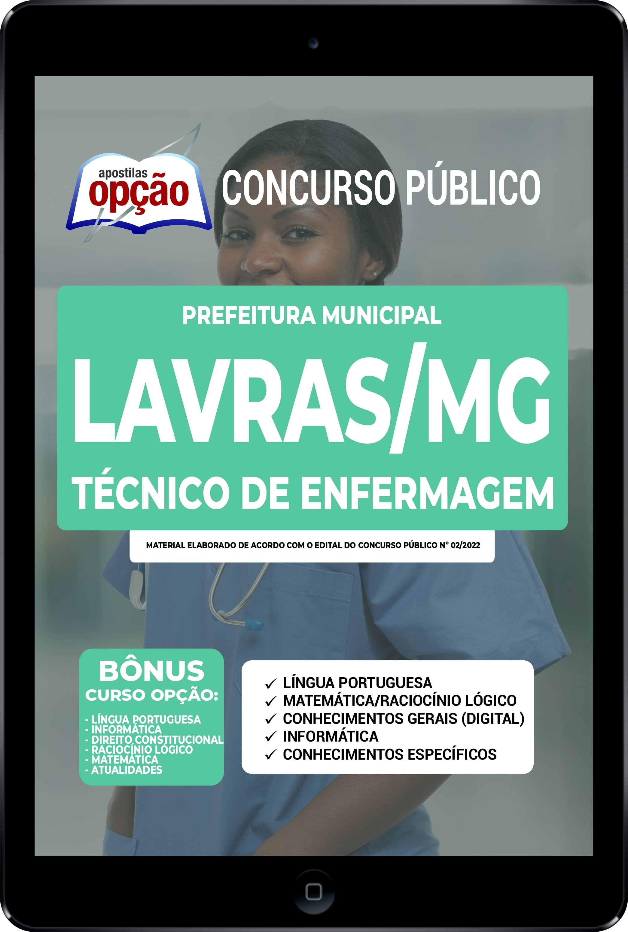 Apostila Prefeitura de Lavras - MG PDF - Técnico de Enfermagem 2022