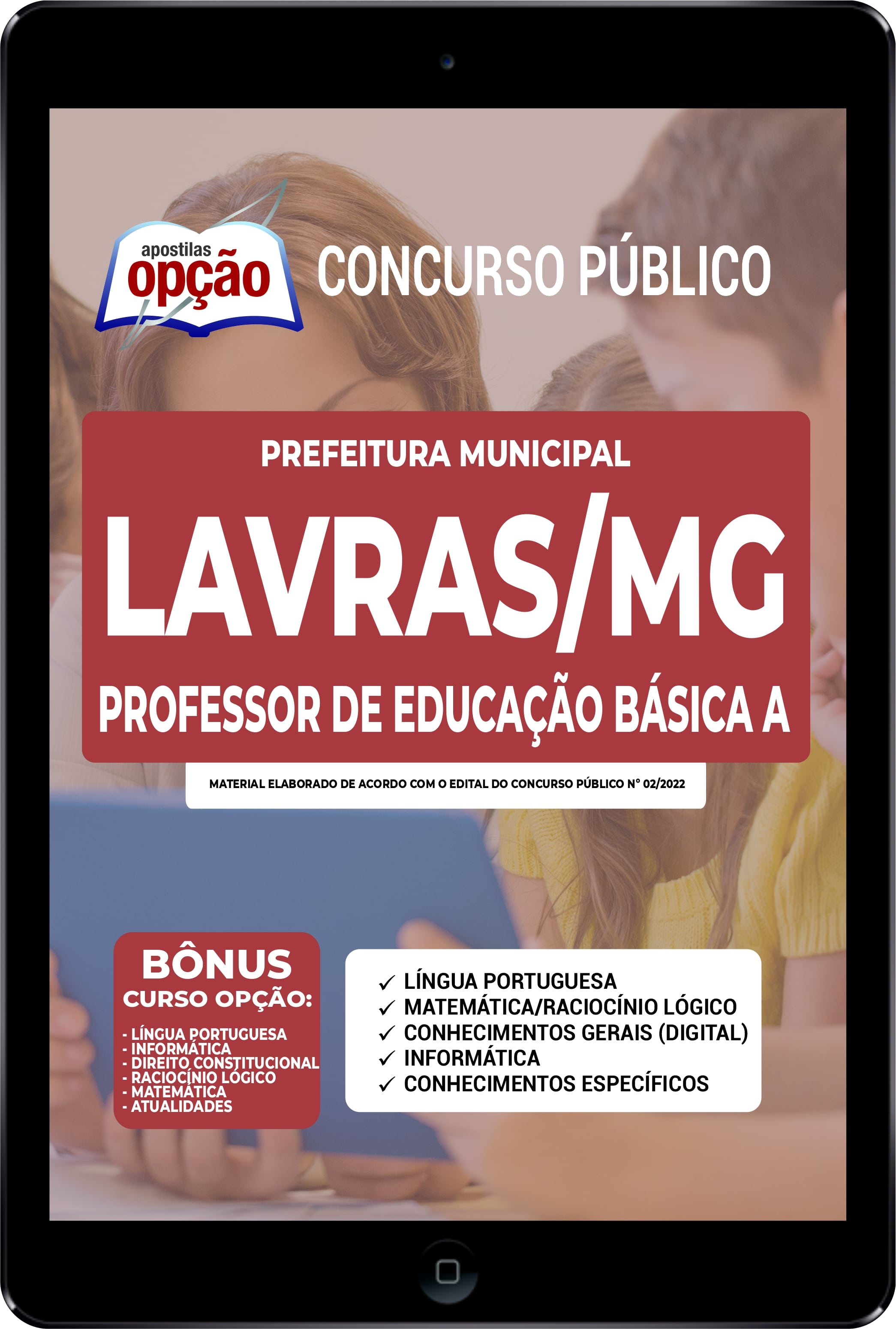 Apostila Prefeitura de Lavras - MG PDF - Professor Educação Básica 2022