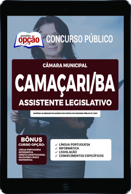 Apostila Câmara de Camaçari - BA em PDF - Assistente Legislativo