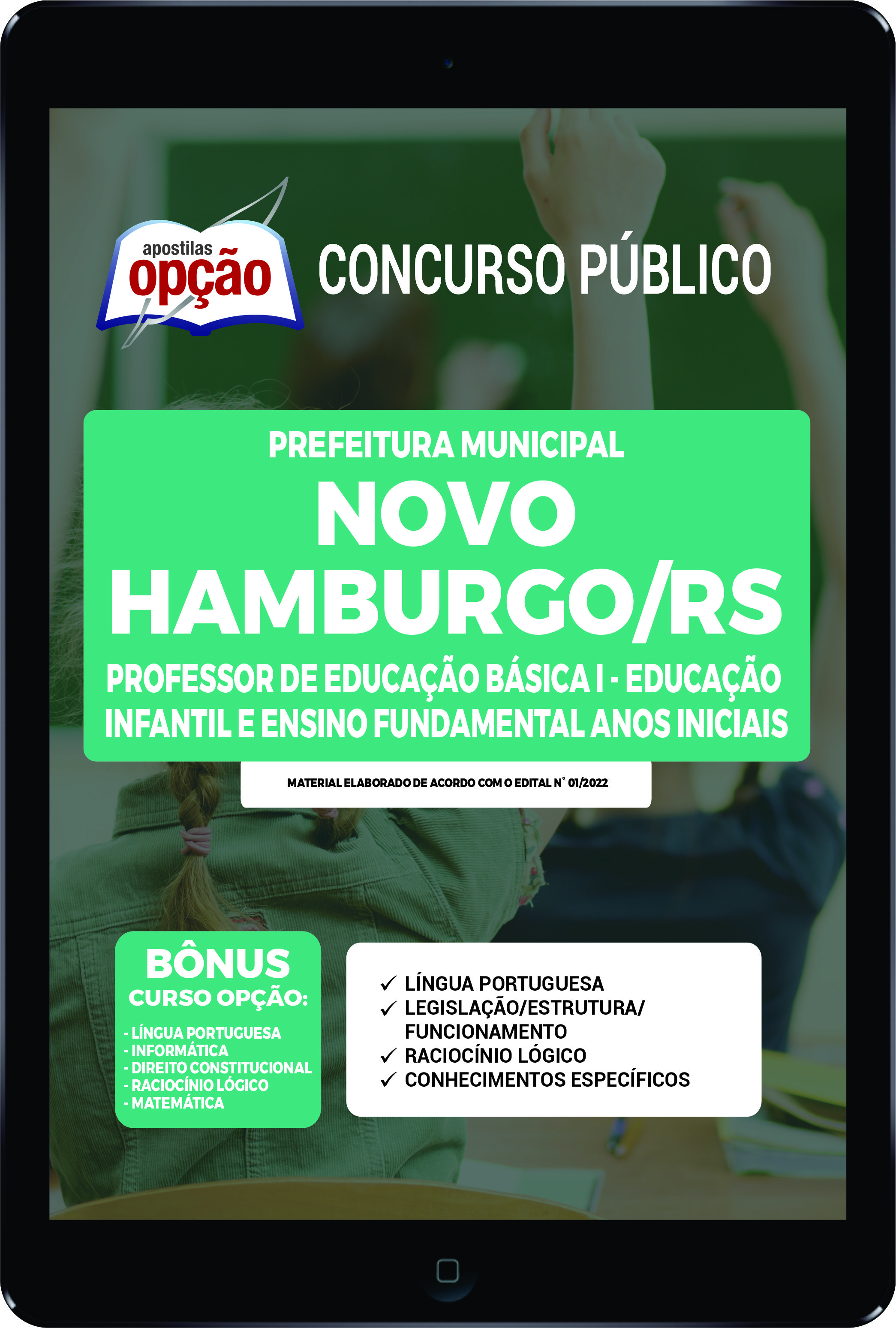 Apostila Prefeitura de Novo Hamburgo - RS PDF - PEB I 2022