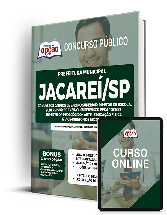 Apostila Prefeitura de Jacareí - SP 2022 - Comum Superior