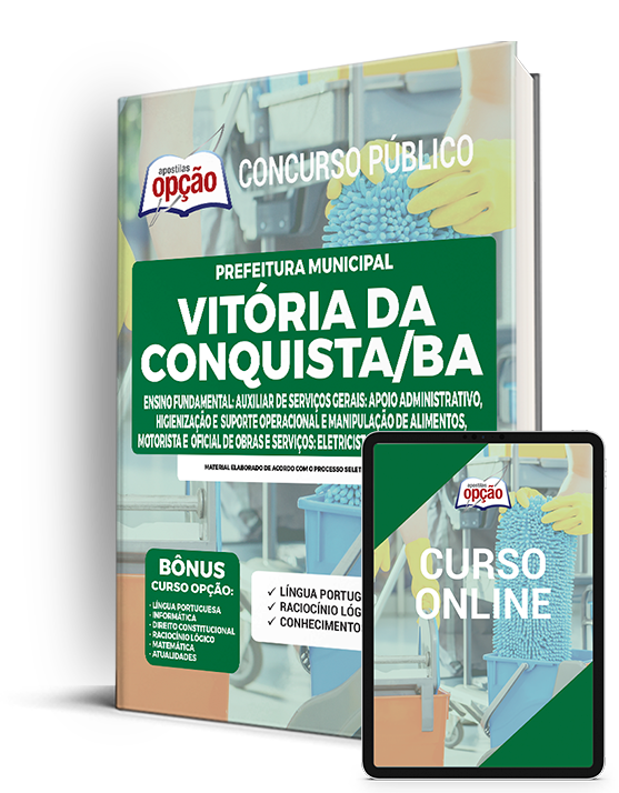 Apostila Prefeitura  Vitória da Conquista - BA 2022 - Ensino Fundamental