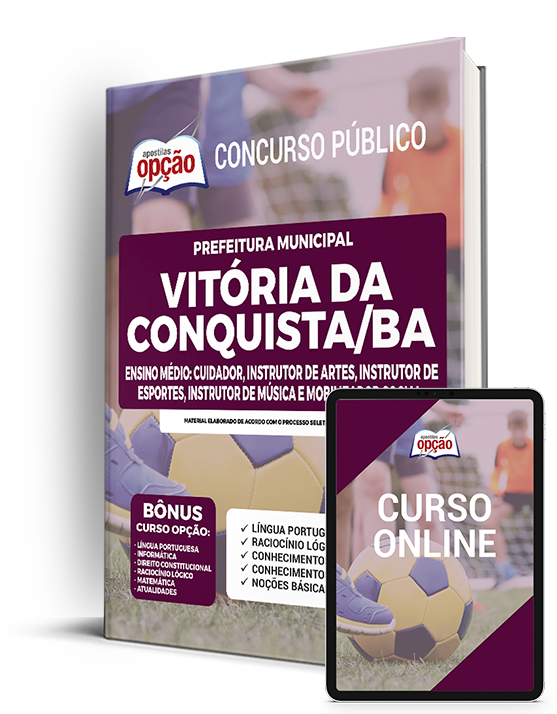 Apostila Prefeitura  Vitória da Conquista - BA 2022 - Ensino Médio