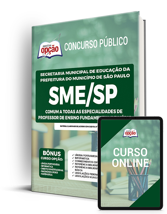 Apostila SME-SP 2022 Comum Professor Ed Fundamental II e Médio