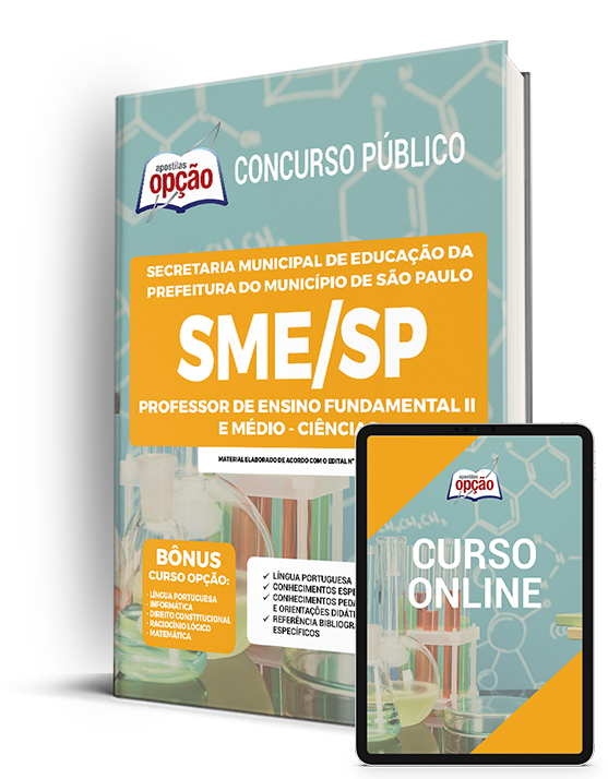 Apostila SME-SP 2022 Professor de Ensino Fund II e Médio - Ciências