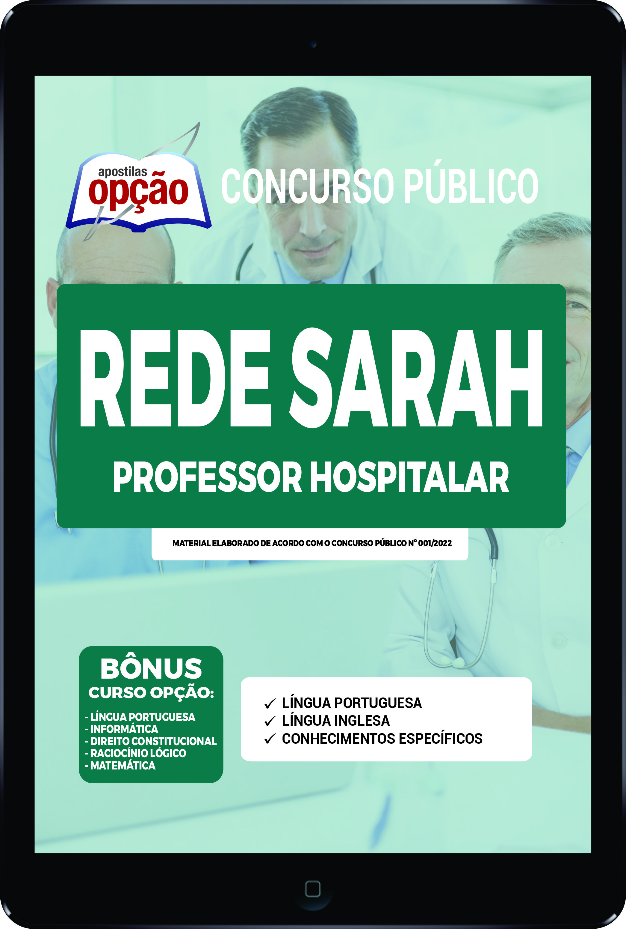 Apostila Rede SARAH PDF - Professor Hospitalar 2022