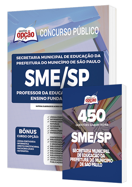 Combo Impresso SME-SP - Professor Ed Infantil/Fundamental I