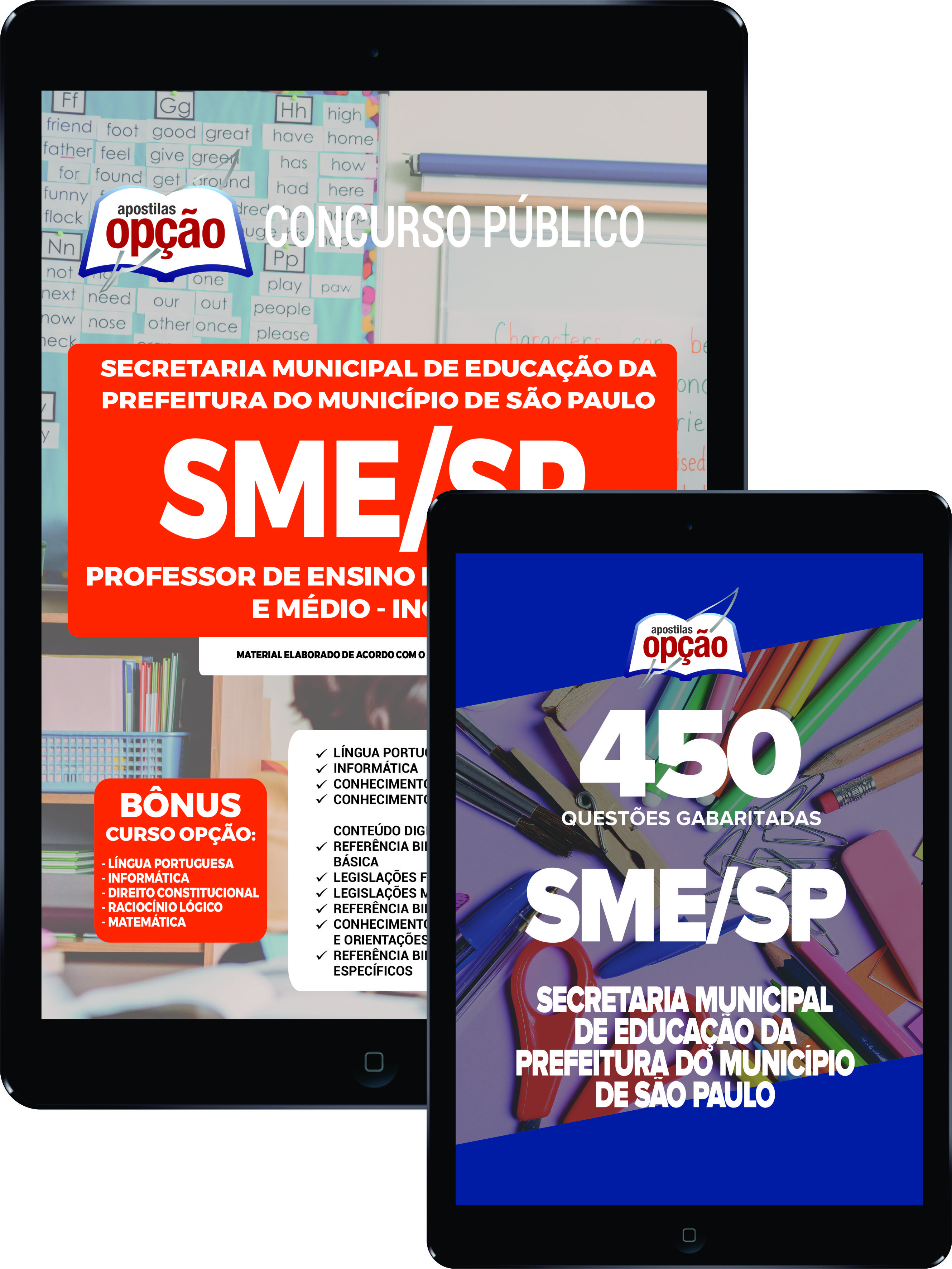 Combo Digital SME-SP - Professor Ensino Fund II/Médio - Inglês