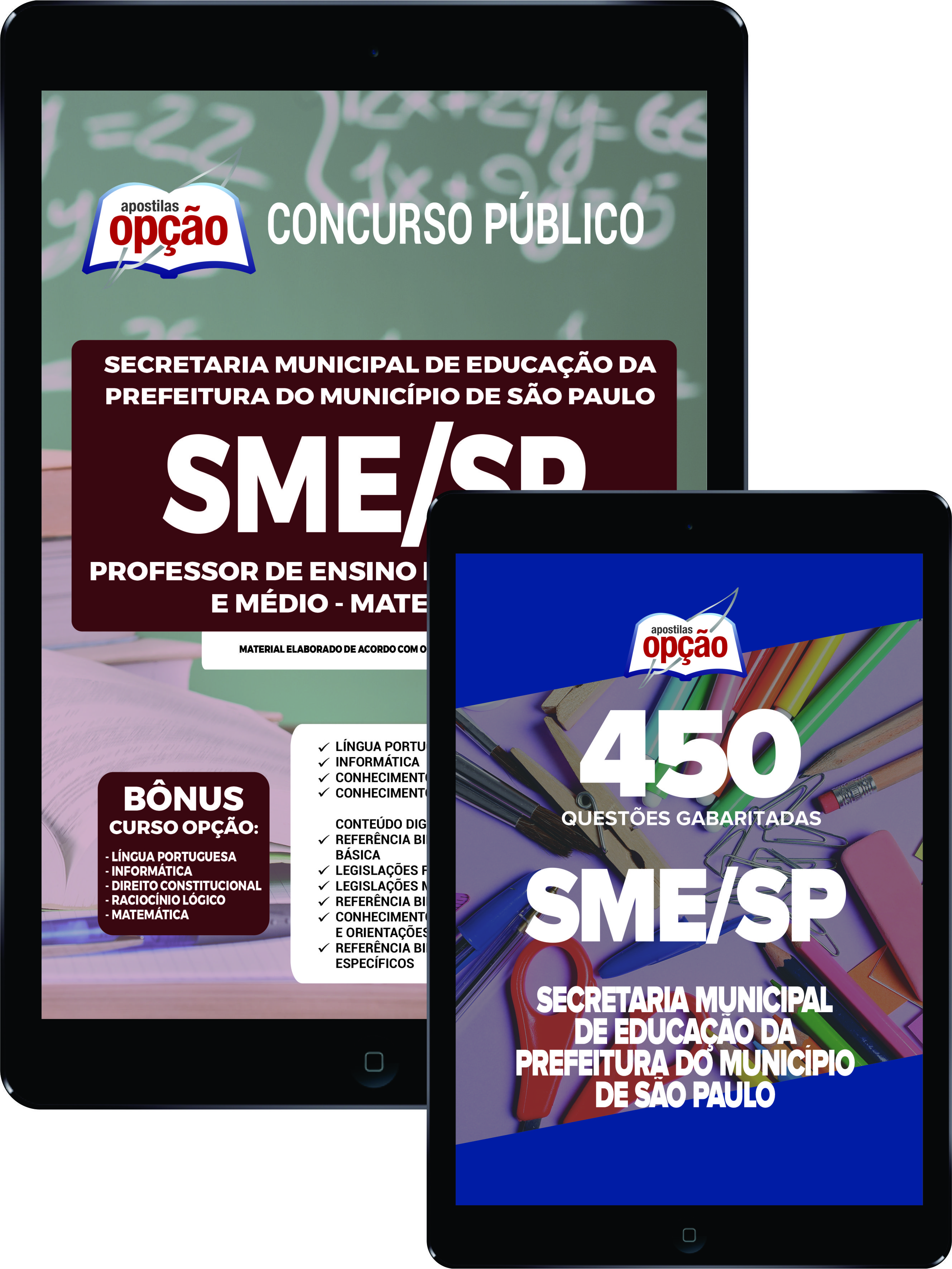 Combo Digital SME-SP - Professor Ensino Fund II/Médio - Matemática