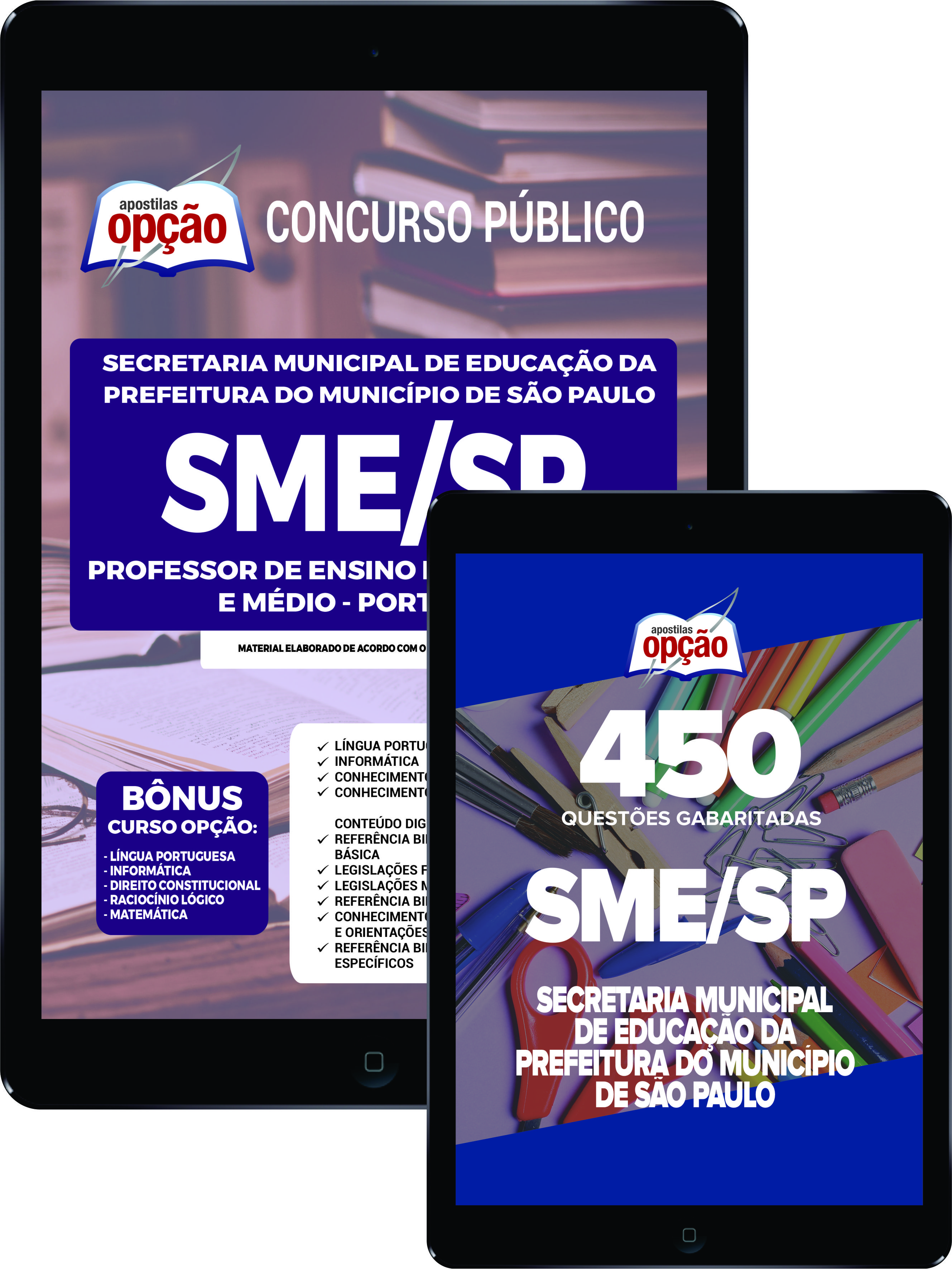 Combo Digital SME-SP - Professor Ensino Fund II/Médio - Português