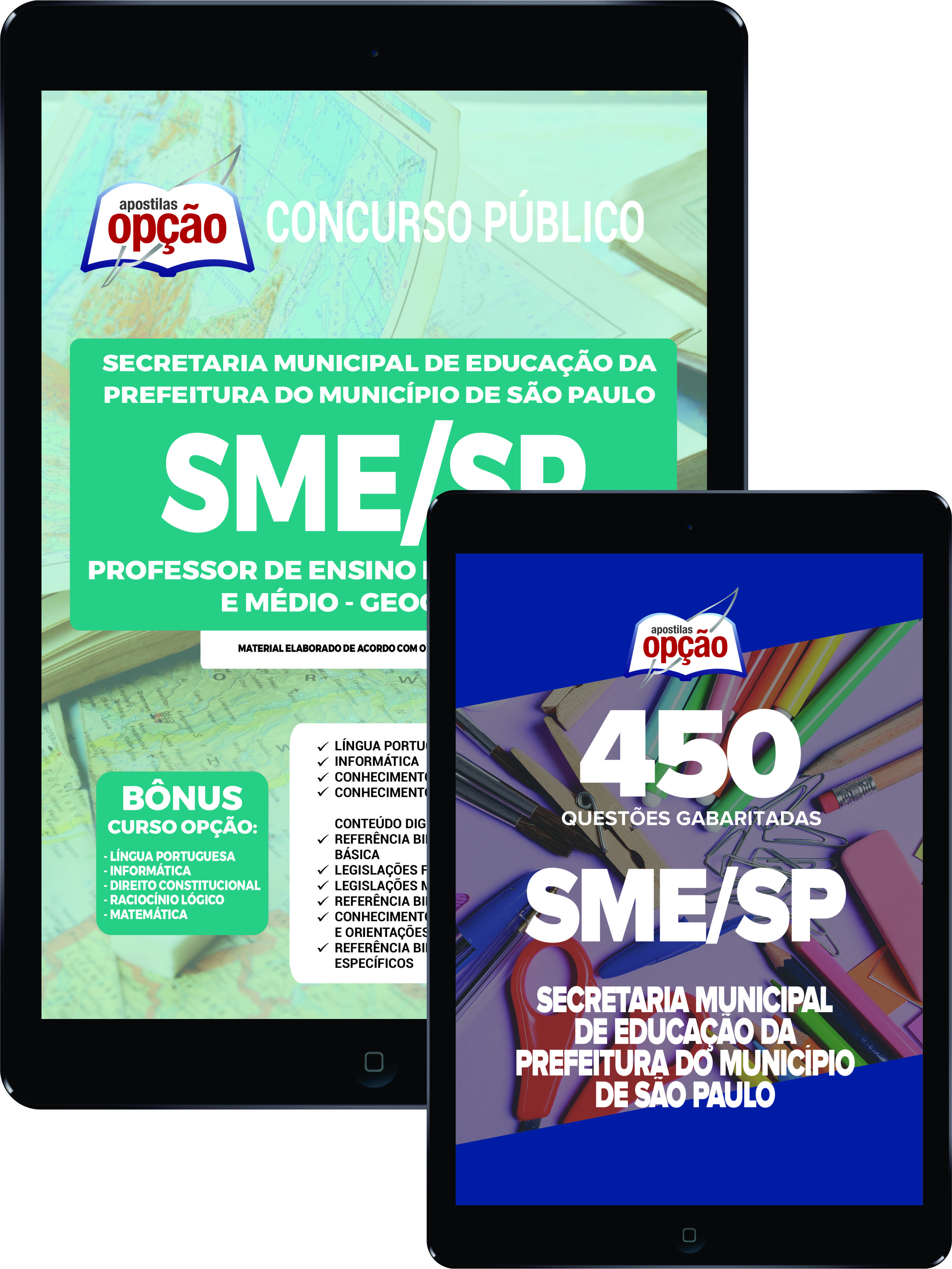 Combo Digital SME-SP - Professor Ensino Fund II/Médio - Geografia