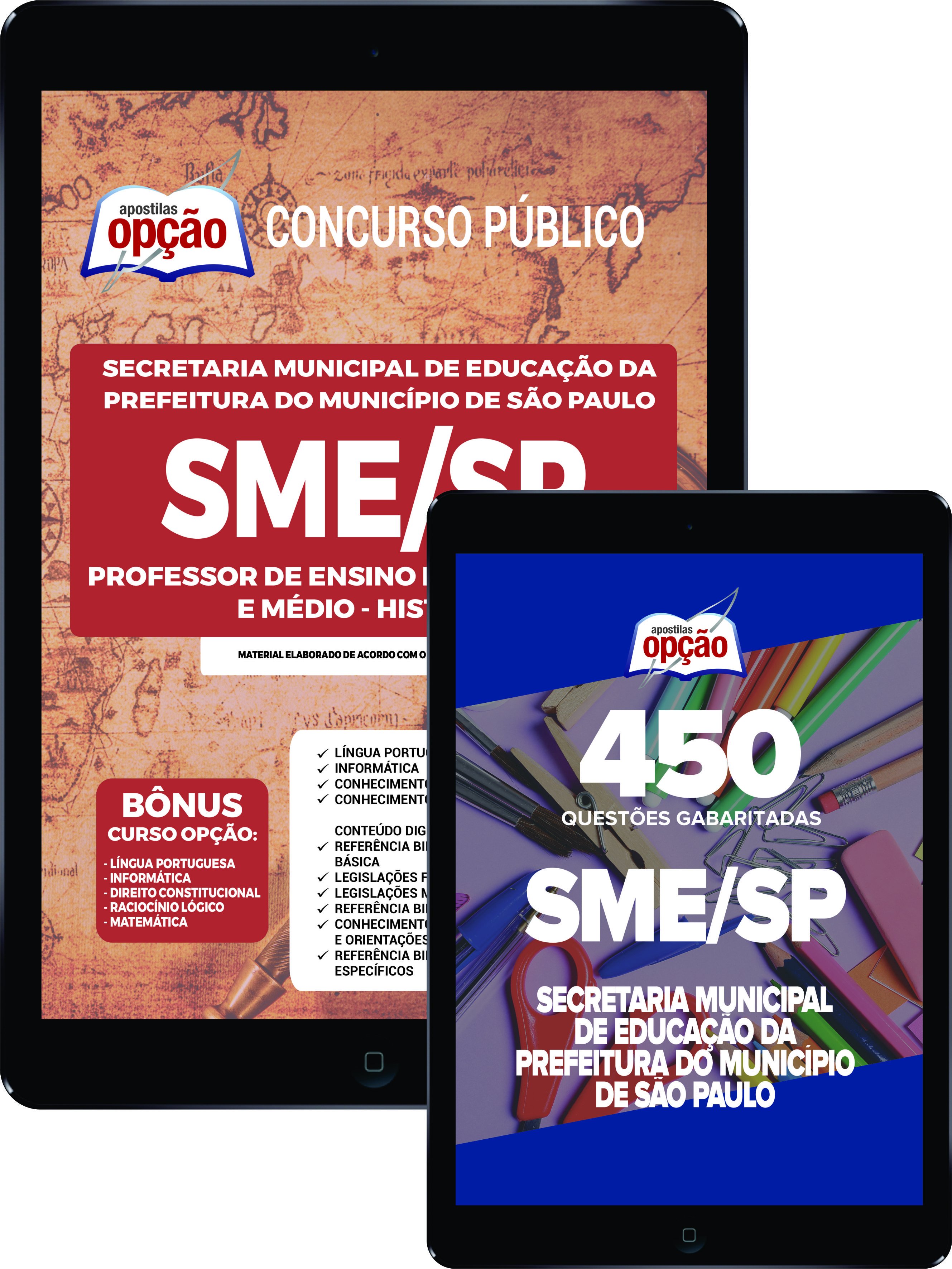 Combo Digital SME-SP - Professor Ensino Fund II/Médio - História