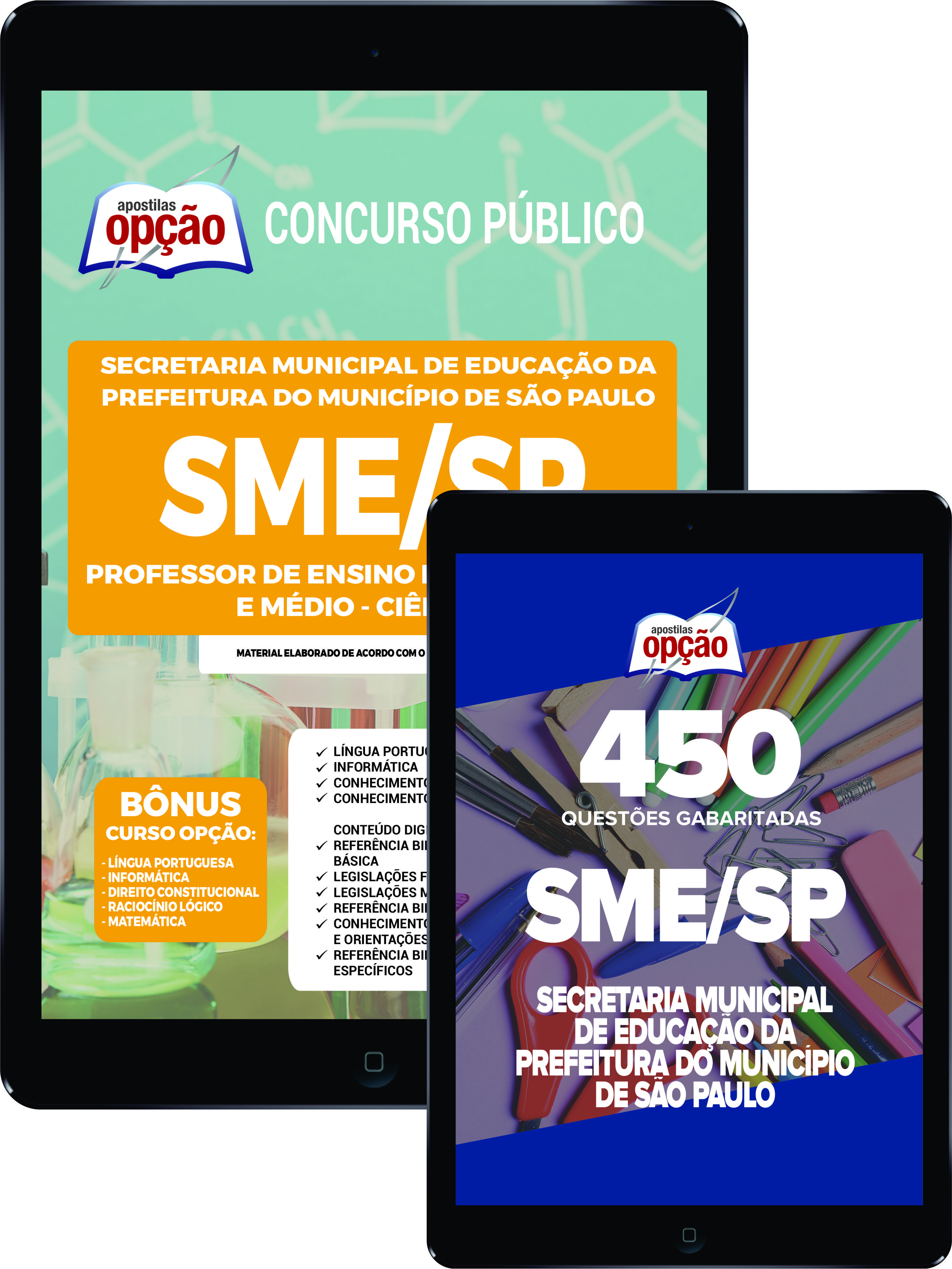 Combo Digital SME-SP - Professor Ensino Fund II/Médio - Ciências